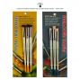 Creative Mark Pastel Smoothies Assorted Master Set of 6 Blending Brushes (Stiff & Soft)