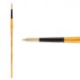 Mimik Hog Professional Synthetic Bristle Brush, Round Size #10  