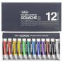Holbein Artists Gouache Set of 12, 5ml Colors
