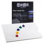 SoHo Paper Palette Pad  w/o Thumb Hole 9x12"- White 30 Sheets