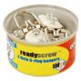 OOK Professional Picture Hangers 1-Hole ReadyScrew D-Ring Hangers - Tidy Tin 10-Pack