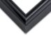 Sectional Aluminum Frame Style No. 5 - Shiny Black
