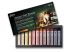 Mungyo Gallery Artists' Earth Tones, Square Soft Pastels Set of 12
