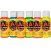 RAS Tempera Paint for Kids Set of 6, 2oz Bottles - Fluorescent Colors