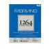 Fabriano 1264 Mixed Media Spiral Pad - 11"x14", 120lb Black (20-Sheet)