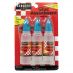 Sargent Art Liquid Glue Pack of 3 (Flat Tip Applicator), 40ml