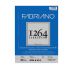 Fabriano 1264 Mixed Media Spiral Pad - 7"x10", 120lb Black (20-Sheet)