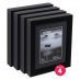 Gotham Complete Black, 8"x10" Gallery Frame w/ Glass + Backing (Box of 4)