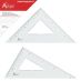 Acurit Scholar Triangle Set of 2, 8" (45/90 Degrees) and 10" (30/60/90 Degrees)