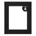 Ambiance Studio Wood Frame, Black 8"x10" with Plexi Glazing (Box of 4)