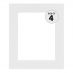 Ambiance Studio Wood Frame, White 8-1/2"x11" with Plexi Glazing (Box of 4)