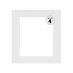 Ambiance Studio Wood Frame, White 12"x12" with Plexi Glazing (Box of 4)