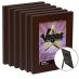Vegas Vinyl-Wrapped Frame with Acrylic Glazing - Dark Walnut, 8" x 10" (Box of 6)