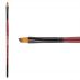 Creative Mark Ebony Splendor Brush Short Handle Angular 1/4"