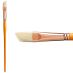 Princeton Refine Series 5400 Natural Bristle Brush - Angle Bright, Long Handle, Size 10