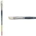 Princeton Snap! Series 9700 Natural Bristle Brush - Angle Bright, Long Handle, Size 10