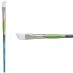 Princeton Snap! Series 9800 White Synthetic Brush - Angle Bright, Long Handle, Size 10