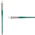 Princeton Summit Series 6100 Synthetic Brush - Angle Bright, Long Handle, Size 10