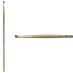 Princeton Imperial Series 6600 Synthetic Mongoose Brush - Angle Bright, Long Handle, Size 6