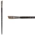 Princeton Pro Series 6000 Synthetic Brush - Angle Bright, Long Handle, Size 6