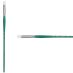 Princeton Summit Series 6100 Synthetic Brush - Angle Bright, Long Handle, Size 6