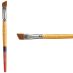 Princeton Snap! Series 9650 Golden Taklon Brush - Angle Shader, Short Handle, Size 1/2"