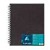 Art Alternatives 8.5x11" Double Wire Spiral-Bound Sketchbook 80 sheets - 75lb