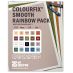 Art Spectrum Colourfix Smooth Rainbow Pack 9"x12" Pastel Papers, (20 Pack)