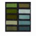 Art Spectrum Square Extra Soft Pastel - Greens (Set of 10)