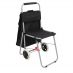 The ArtComber Black, Portable Rolling Art Chair w/ Storage