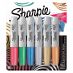 Sharpie Chisel Tip Metallic Marker - Assorted Colors, Set of 6