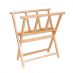 Creative Mark Folding Wood Print Rack, Beechwood Finish