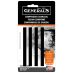 General's Compressed Black Charcoal - Assorted, Set of 4