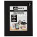 Presentation Mat Frame, 8"x10" Black, Fits 4-3/4"x6-3/4" Pic Size, (5 Pack)