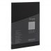 Fabriano EcoQua+ Notebook 8.3 x 11.7" Dot Grid Glue-Bound Black
