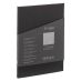 Fabriano EcoQua+ Notebook 5.8 x 8.3" Dot Grid Glue-Bound Black