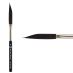 Borciani Bonazzi HIDRO Synthetic Series 780 Extra Short Handle Brush, Sword Striper Size 6