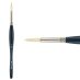 Borciani Bonazzi UNICO Bianco Synthetic Series 830 Medium Handle Brush, Round Size 16
