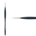 Borciani Bonazzi UNICO Bianco Synthetic Series 830 Medium Handle Brush, Round Size 3