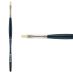 Borciani Bonazzi UNICO Bianco Synthetic Series 831 Medium Handle Brush, Flat Size 6