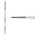Borciani Bonazzi UNICO Fiammato Synthetic Series 820 Medium Handle Brush, Round Size 12