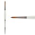 Borciani Bonazzi UNICO Fiammato Synthetic Series 820 Medium Handle Brush, Round Size 14