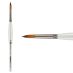 Borciani Bonazzi UNICO Fiammato Synthetic Series 820 Medium Handle Brush, Round Size 16