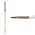 Borciani Bonazzi UNICO Fiammato Synthetic Series 820 Medium Handle Brush, Round Size 18