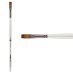 Borciani Bonazzi UNICO Fiammato Synthetic Series 821 Medium Handle Brush, Flat Size 8