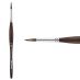 Borciani Bonazzi UNICO Synthetic Mongoose Series 800 Medium Handle Brush, Round Size 12