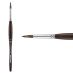 Borciani Bonazzi UNICO Synthetic Mongoose Series 800 Medium Handle Brush, Round Size 14