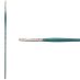 Princeton Ashley Series 5200 Natural Bristle Brush - Bright, Long Handle, Size 1