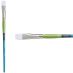Princeton Snap! Series 9800 White Synthetic Brush - Bright, Long Handle, Size 10