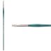 Princeton Ashley Series 5200 Natural Bristle Brush - Bright, Long Handle, Size 2